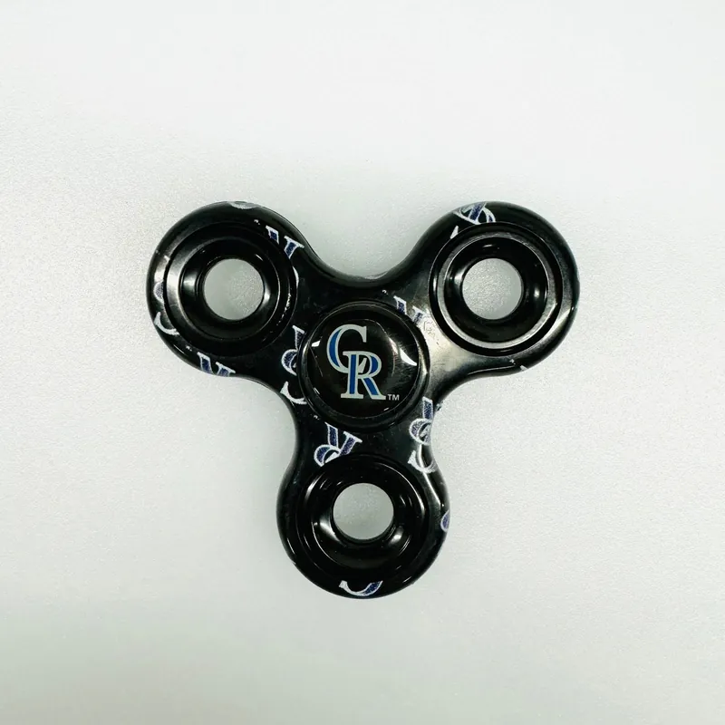 Diztracto | Colorado Rockies MLB Baseball Fidget Spinner Toy | Color: Black | NIB - FOCO