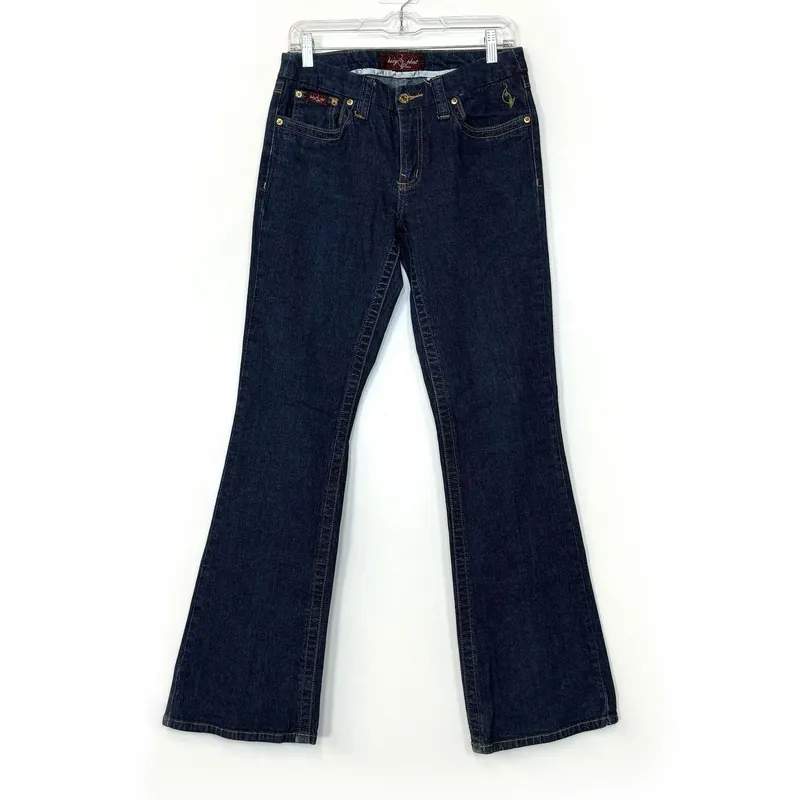 Baby Phat Wide-Leg Denim Jeans – Comfortable Fit for Everyday Wear – Size 9 – Color: Blue