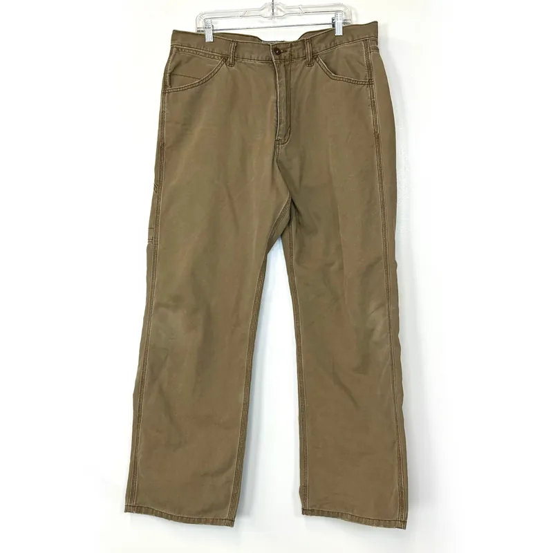 Old Navy Mens Workers Pocket Jeans - Durable Cotton for Everyday Use - Perfect for Men - Available in Beige, Size 38/34