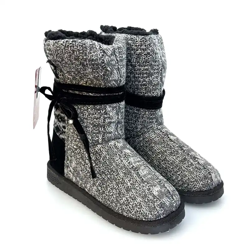 Muk Luks Essentials | Womens Clementine Boot | Color: Dark Gray | Size: 6 | NWT
