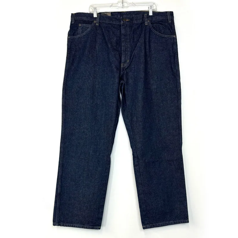 Dickies 5-Pocket Work Jeans – Durable Cotton for Everyday Use – Perfect for Men – Available in Blue, Size 42x30