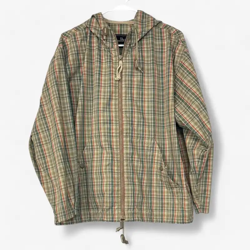 Brandon Thomas Women's Plaid Lightweight Full-Zip Jacket - Size M