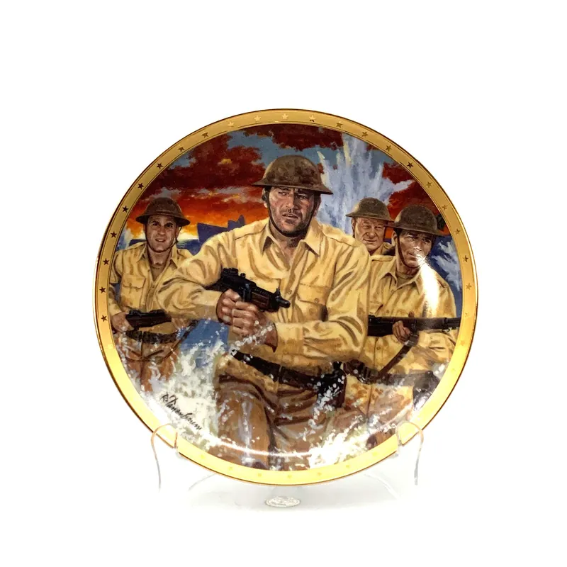 John Wayne | Symbol Of Leadership | Franklin Mint Collectors Plates Series | 8 in. - The Franklin Mint