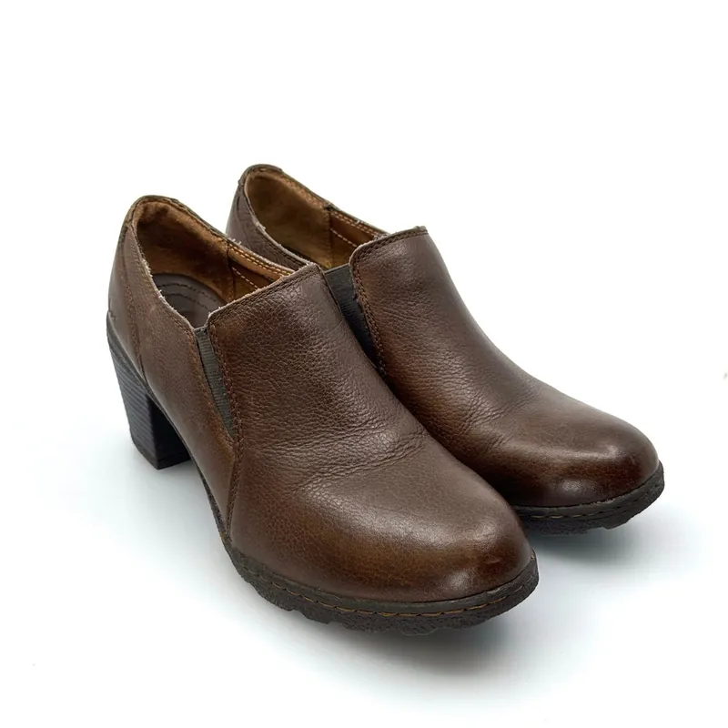 BOC Born concept | Womens Leather Booties | Size: 41 | Color: Brown | Pre-Owned