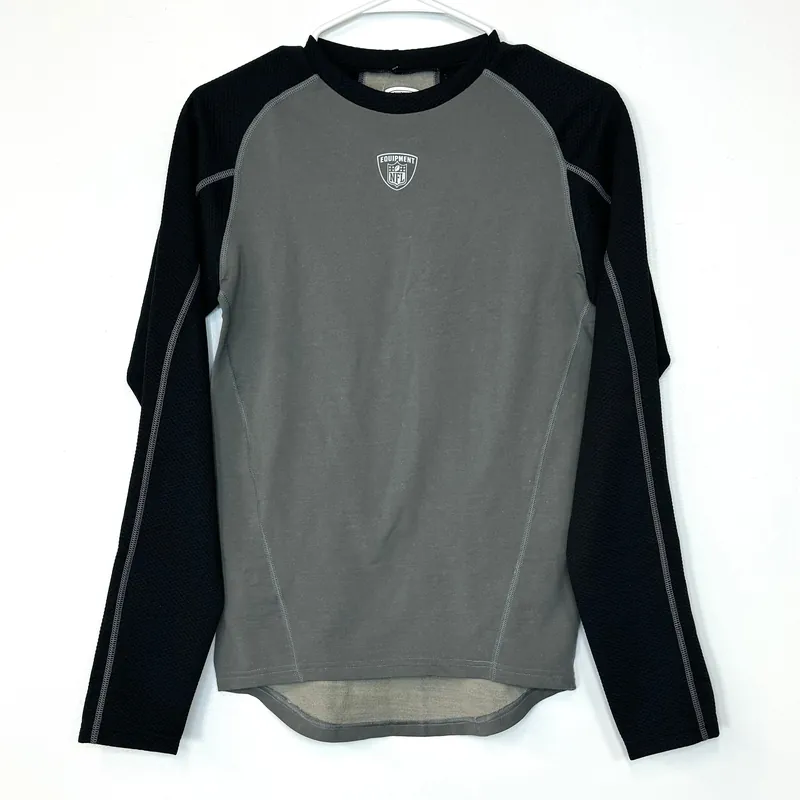 Reebok | NFL Equipment | L/s Colorblock Compression Shirt | Color: Gray/Black | Size: M | NWT