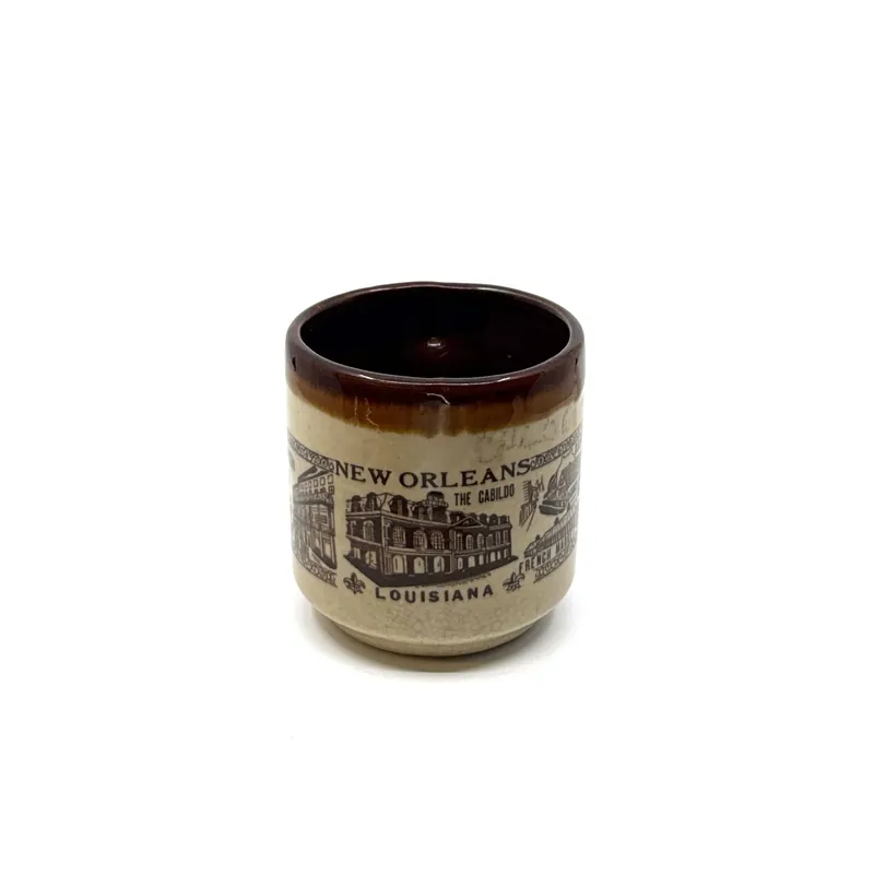 New Orleans Louisiana | Ceramic Speckled Campfire Coffee Cup Mug | 10 fl oz | Brown/Beige - Unbranded