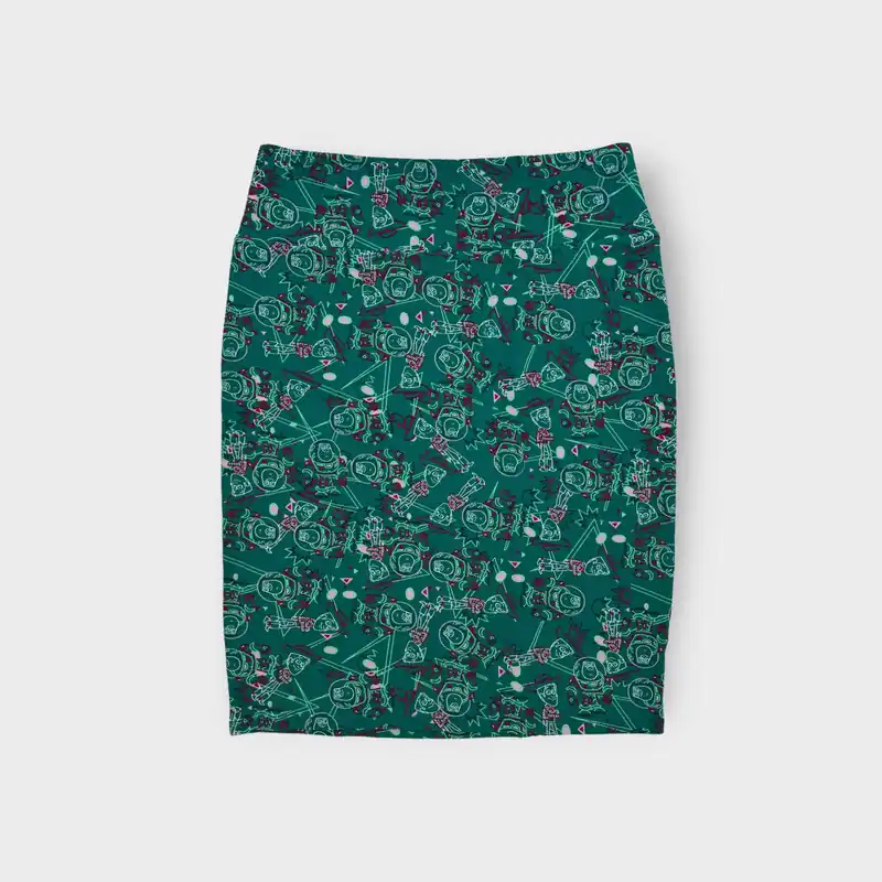 LuLaRoe Cassie Pencil Skirt | XL (18-20) | Green | TOY STORY | NWT