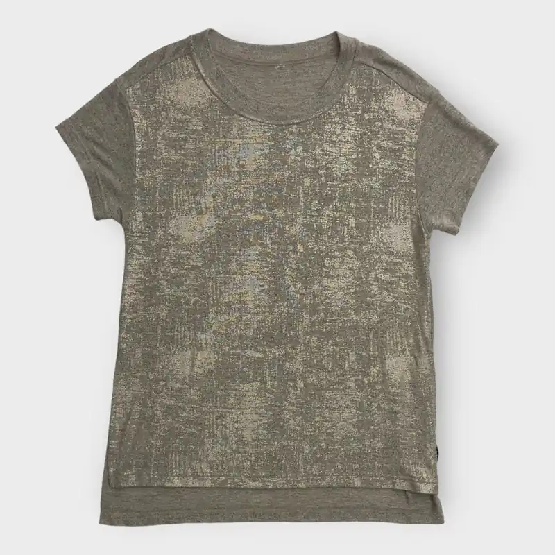 Seven for All Mankind Women's Gold Short Sleeve Top - Size M - GUC