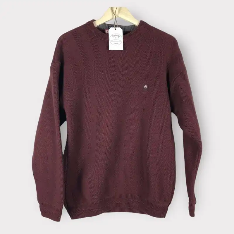 Chaps Ralph Lauren Men's Pullover Knit Sweater - Brown - Size M - VGC
