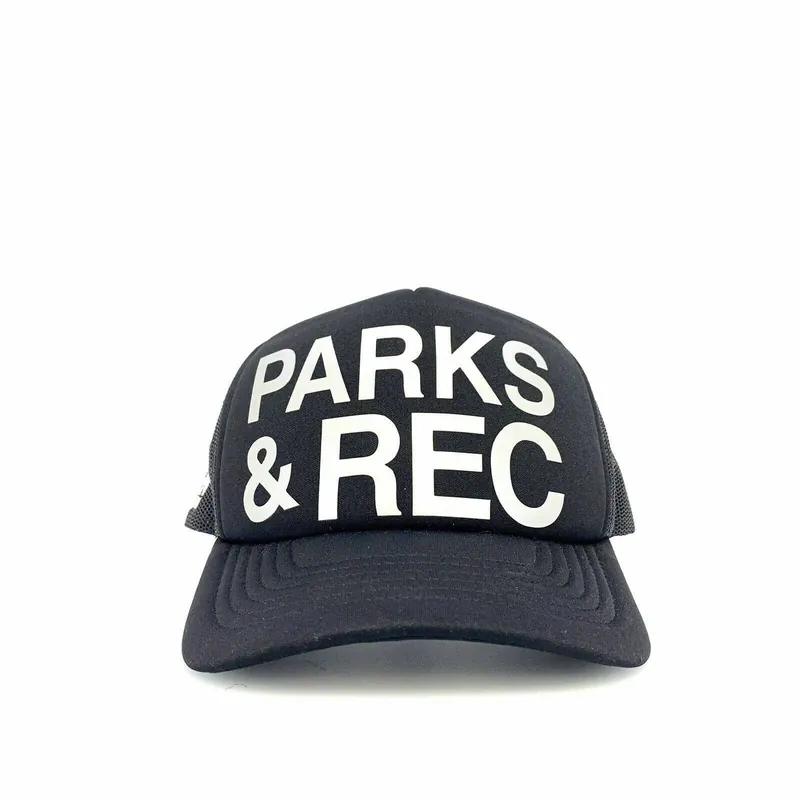 Stylish Aspen Recreation Mens Foam "Parks & Rec" SnapBack Trucker Hat - OSFA, Black