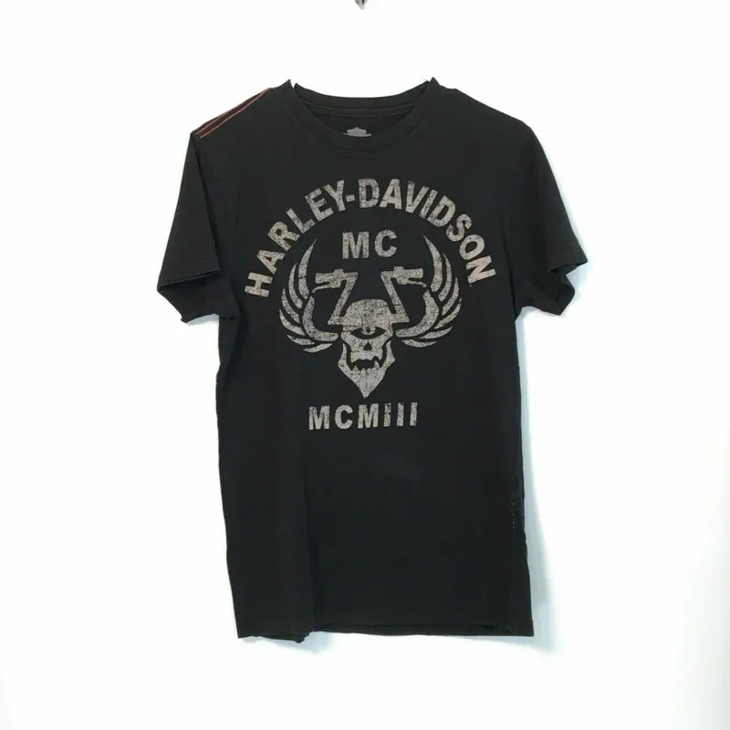 Harley-Davidson Men's Black Motorcycle Club Short Sleeve T-Shirt - Size M