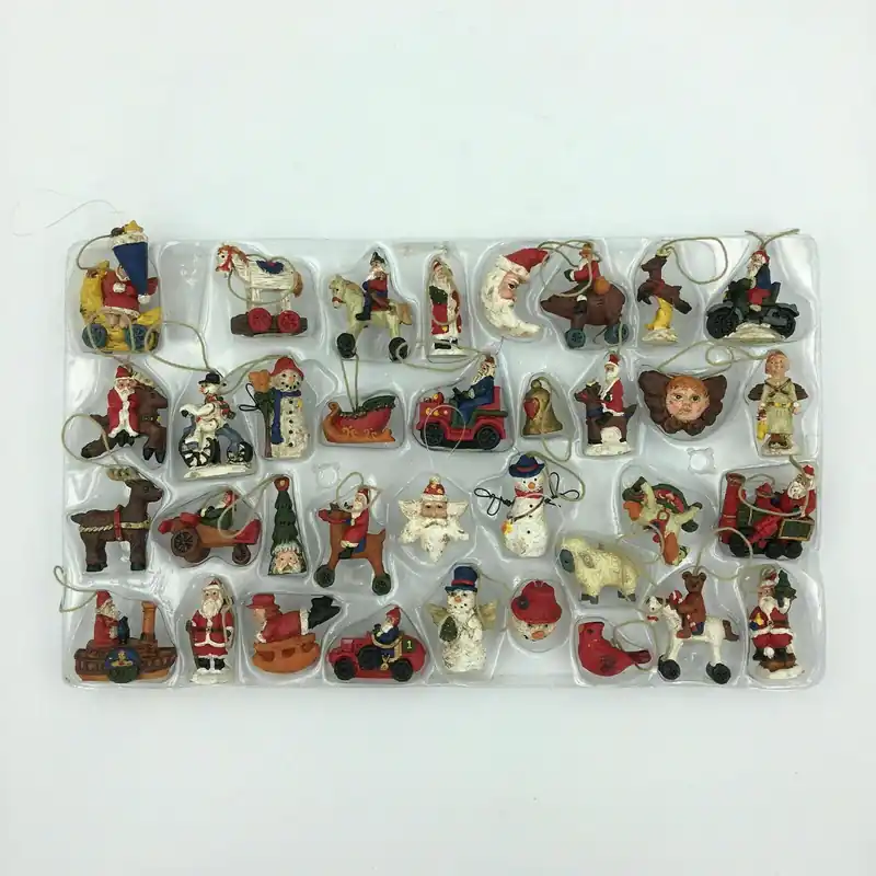 Charming May Dept Stores Vintage Home for the Holidays Ornaments Set of 36