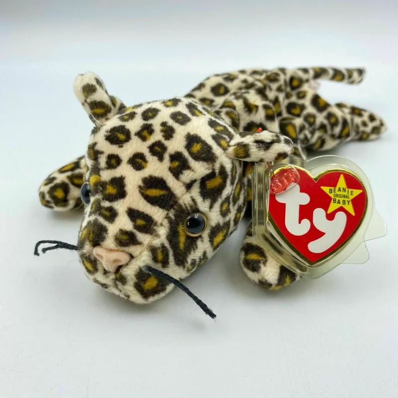 Ty Original Beanie Babies Freckles The Leopard Plush Toy 1996 Excellent Cond. Vintage