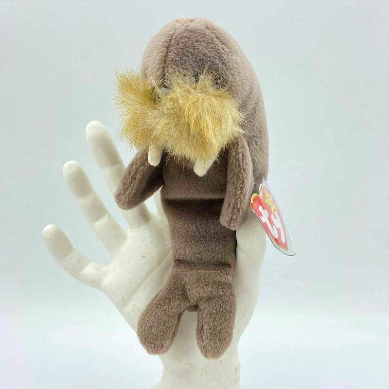 Ty Original Beanie Babies Jolly The Walrus Plush Toy 1996 Excellent Cond. w/ Errors