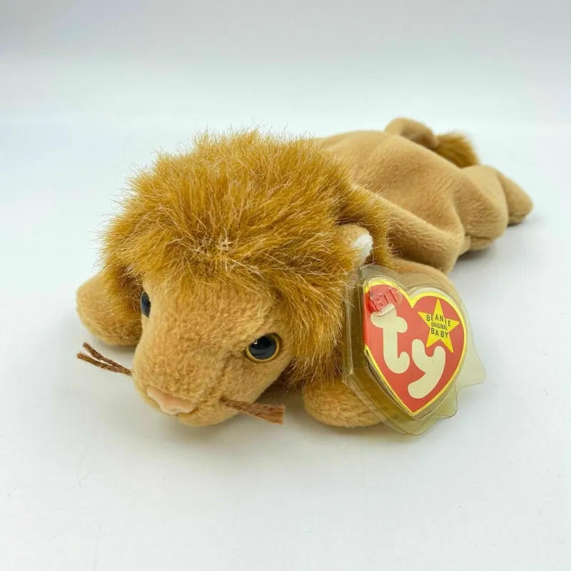 Ty Original Beanie Babies Roary The Lion Plush Toy Excellent Cond. 1996