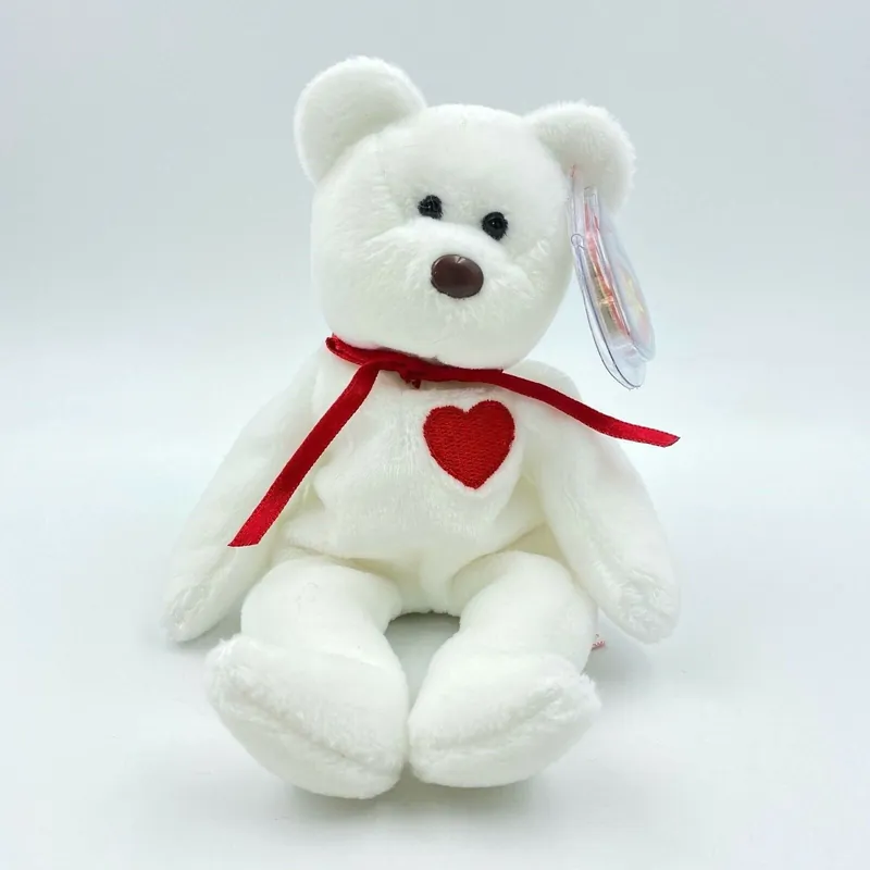 Ty Original Beanie Babies Valentino Plush Toy - Mint Condition - Vintage