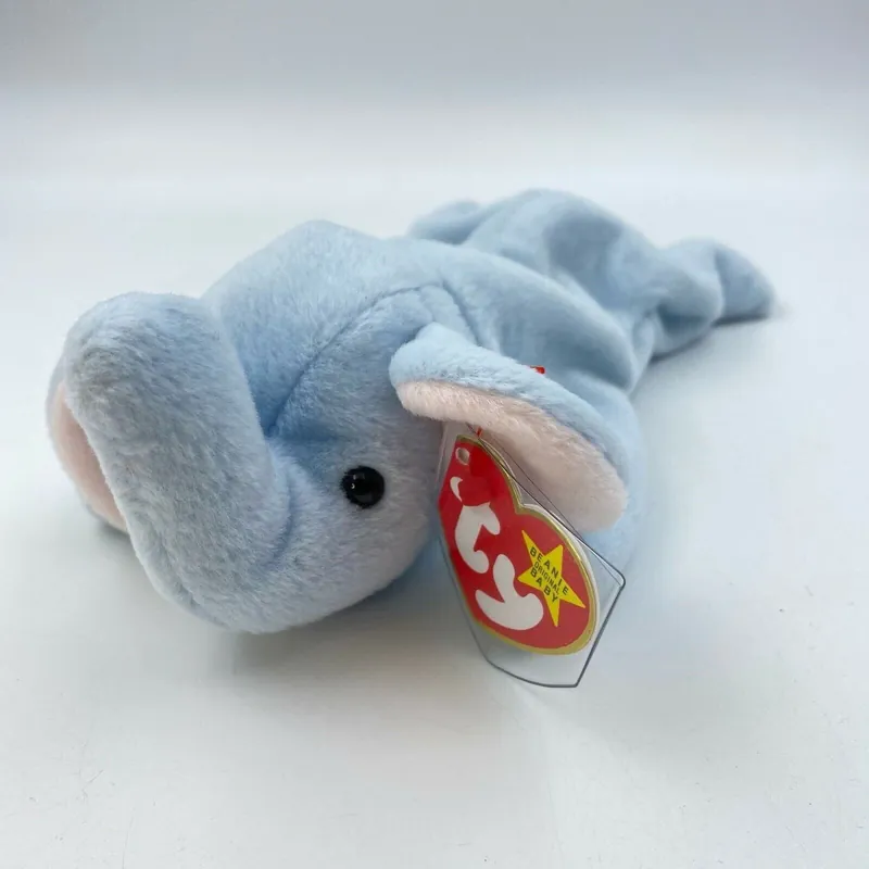 Ty Original Beanie Babies Peanut Elephant Plush Toy 1995 Excellent Cond. Vintage