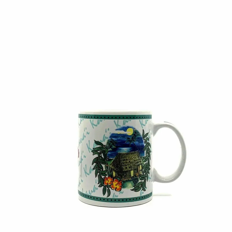 Aloha Hilo Hattie Ceramic Coffee Tea Mug Cup Vintage 10oz