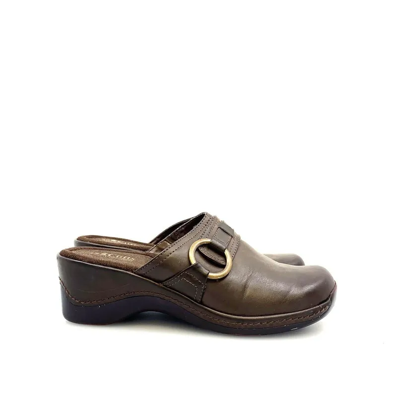 Cliffs By White Mountain Womens Pisa Mules Shoes, Brown - Size 8.5M