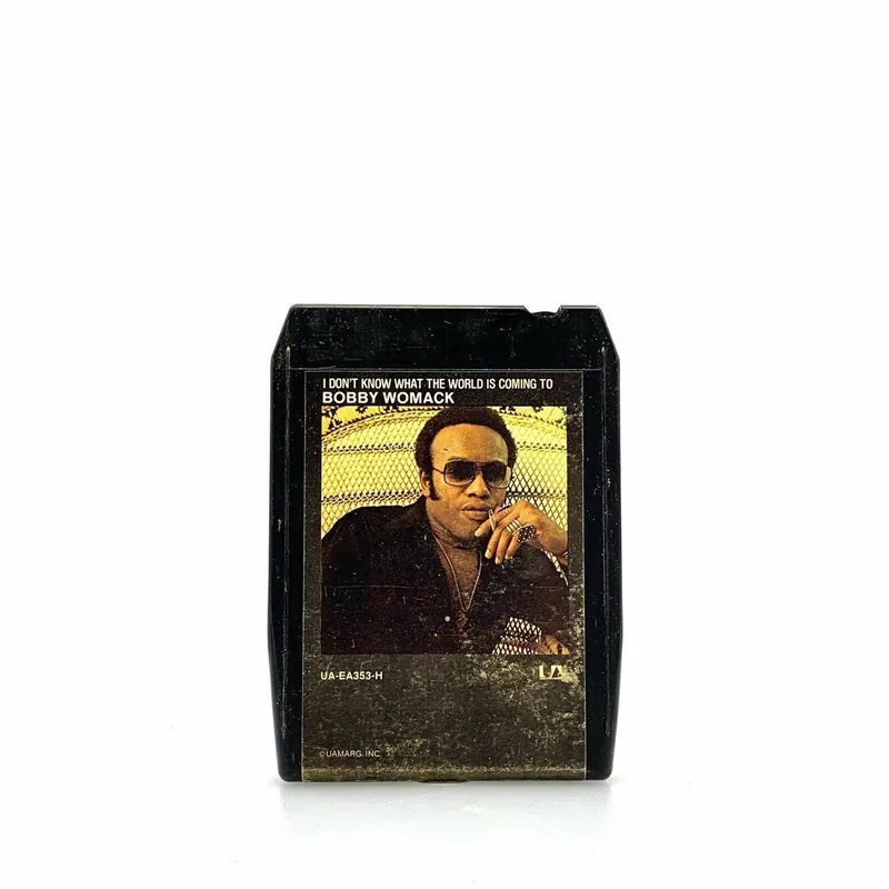 Vintage 8 Track Cartridge Bobby Womack “I Dont Know What The World Is Coming To” - Unmarked