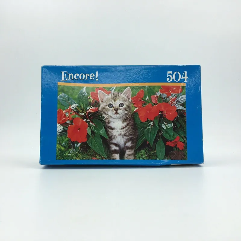 Encore! | Kitten With Stripes Jigsaw Puzzle 2010 #100270 | 504 Pc | NIB