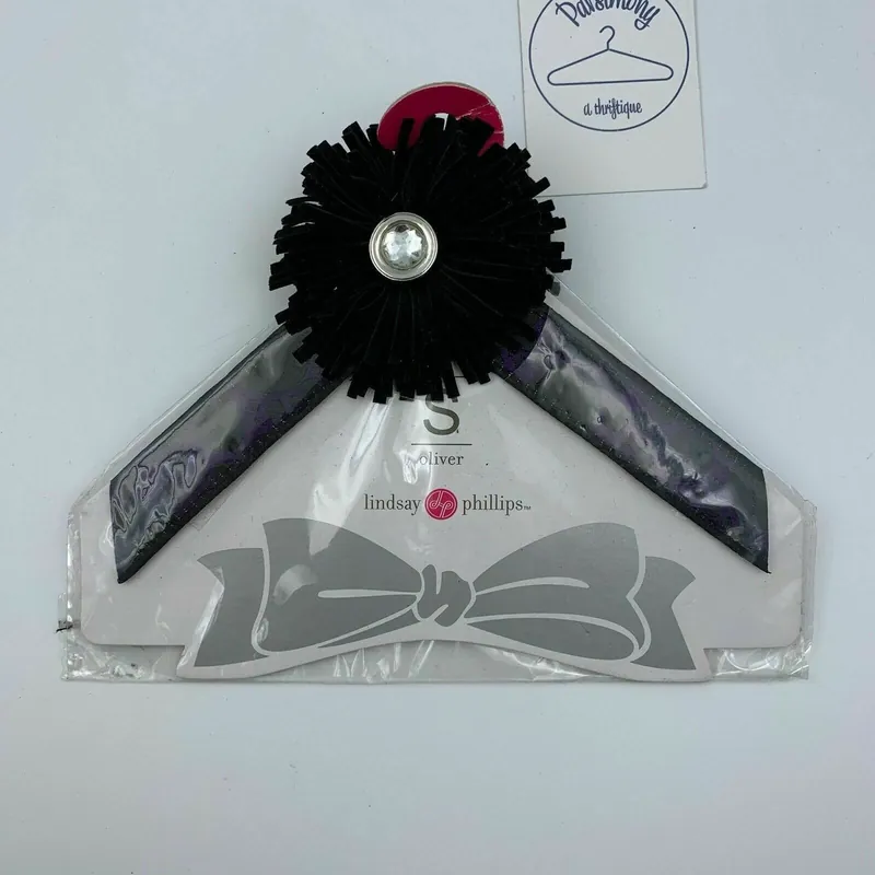 Lindsay Phillips Switchflops | 'Oliver' Tassled Flip-Flop Straps | Color: Black/Purple | Size: S | NEW
