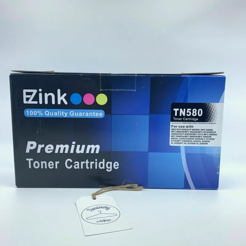 EZink | Premium Replacement Compatible Toner Cartridge Brother TN580 | NIB