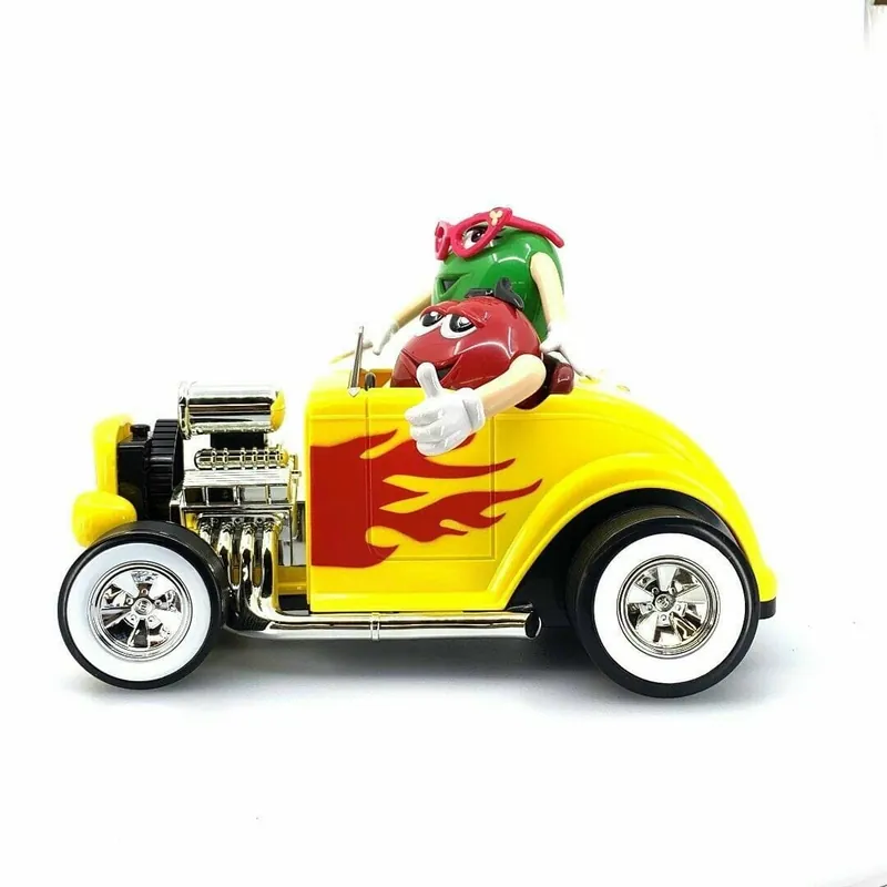 M&M's MM Rebel Without A Clue Toy Candy Dispenser, Yellow Hot Rod - Mars