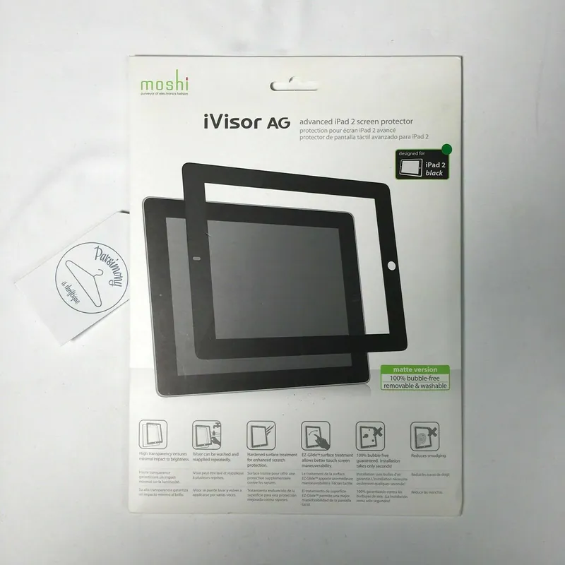 Moshi iVisor AG advanced Apple iPad 2 Screen Protector - Black Matte Version