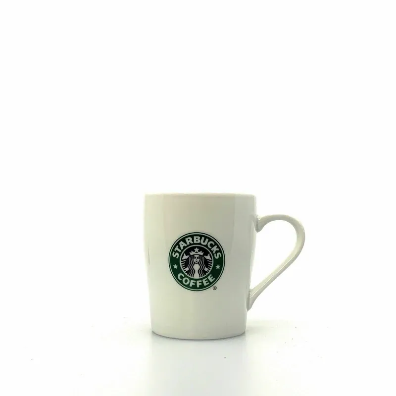 Starbucks Coffee Cup White Green Mermaid Logo - 8 fl oz