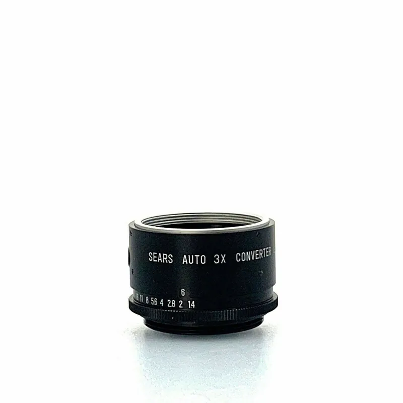 3X Auto Tele Converter for SEARS SLR Cameras 7343 w/Original Box - Made in Japan