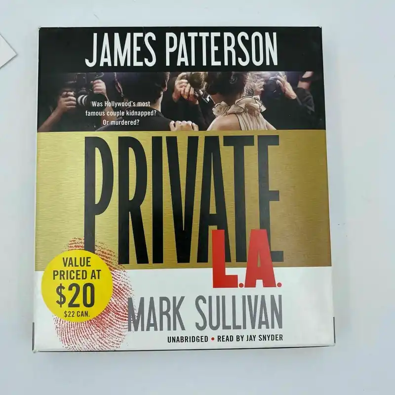 Private L. A. by Mark Sullivan and James Patterson 2015 Unabridged 8 Discs - Parsimony Shoppes