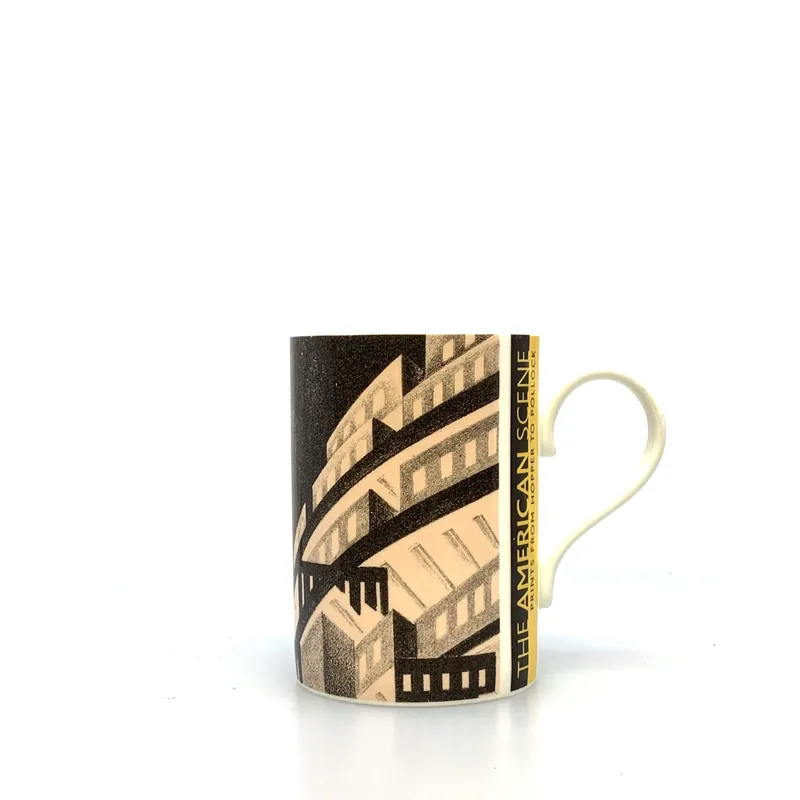 The American Scene Prints From Hopper To Pollock Bone China Coffee Cup British Museum 12 fl oz - Unmarked