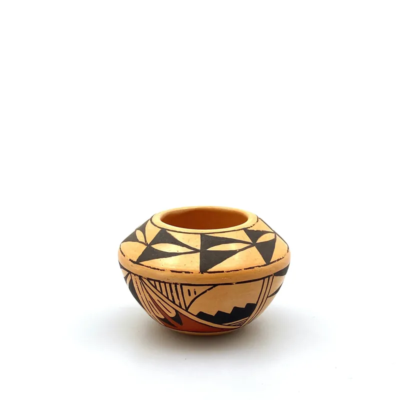 Native American Hopi Painted Polychrome Pottery Bowl - Unidentified