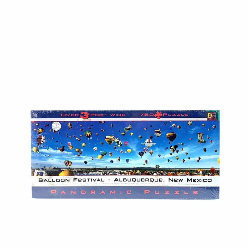 Albuquerque, NM | ‘Balloon Festival’ Panoramic Jigsaw Puzzle | 750 Pc | NEW - BGi Puzzles