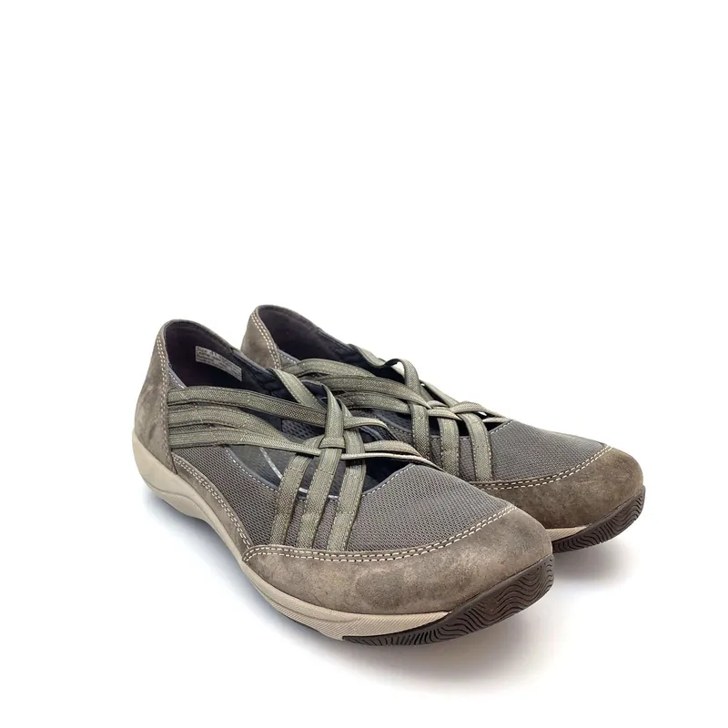 Dansko Womens Size 41 Gray Suede Metallic Hilde Comfort Shoes