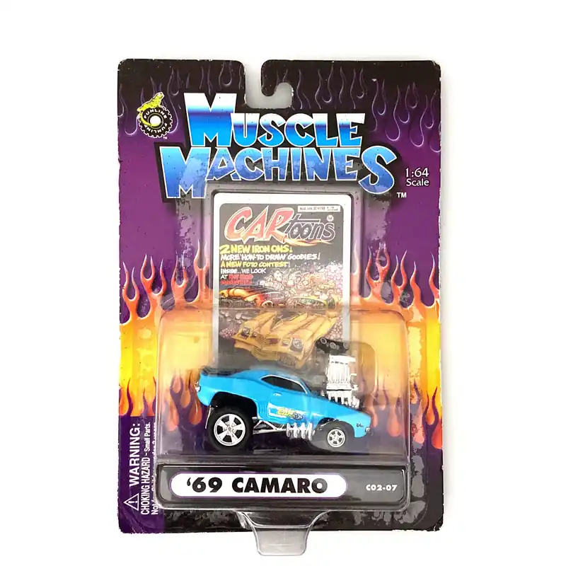 Muscle Machines Camaro – Stunning Blue 1:64 Scale Diecast Collectible Car for Adult Collectors - Funline Merchandise Co
