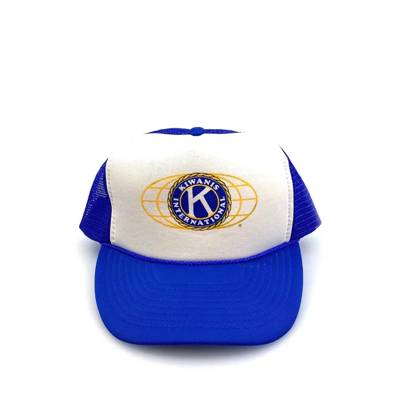 Vintage KIWANIS INTERNATIONAL Foam Mesh Trucker Hat SnapBack OS - Nissun