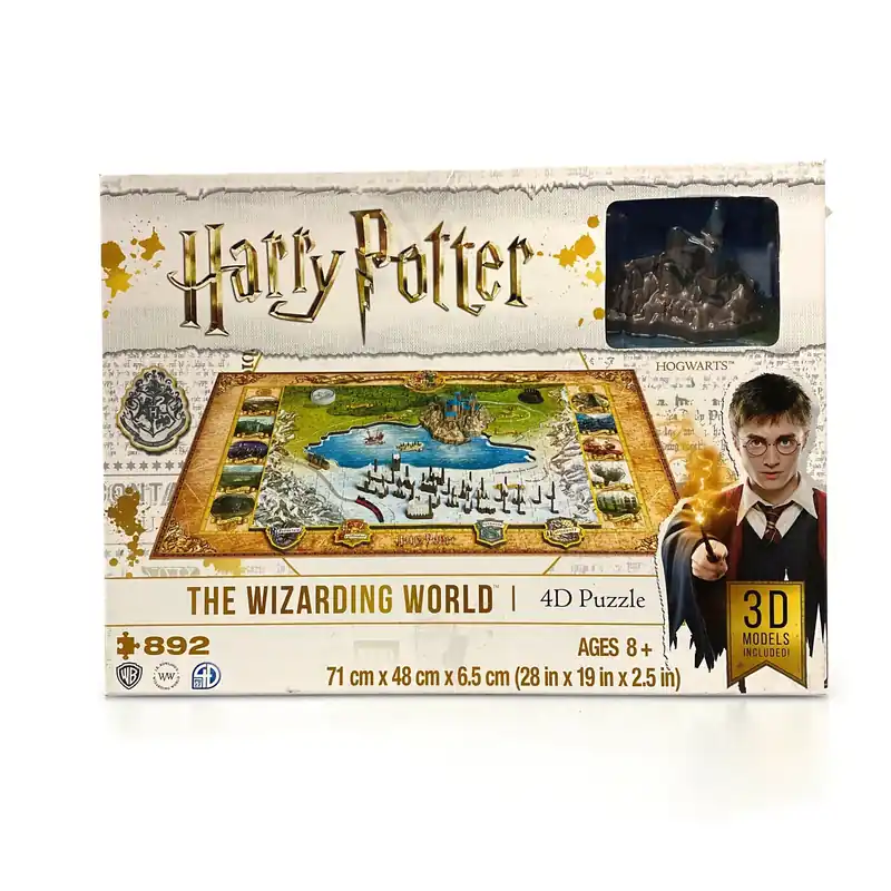 Harry Potter 4D | The Wizarding World 4D Puzzle | 892 Pc | Ages 8+ | New - 4D Cityscapes