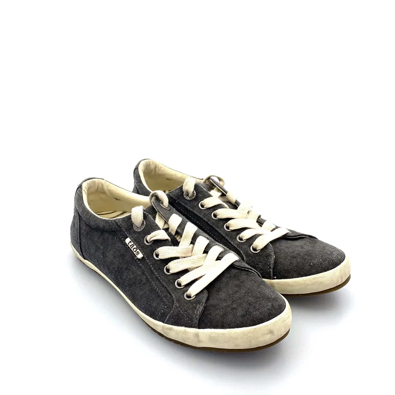 Taos | Star Canvas Comfort Shoes Sneakers | Color: Dark Gray | Size: 8 | Pre-Owned