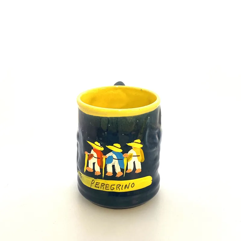 Handmade Tourism Souvenir “Peregrino” Coffee Cup, 12 Oz. - Unmarked