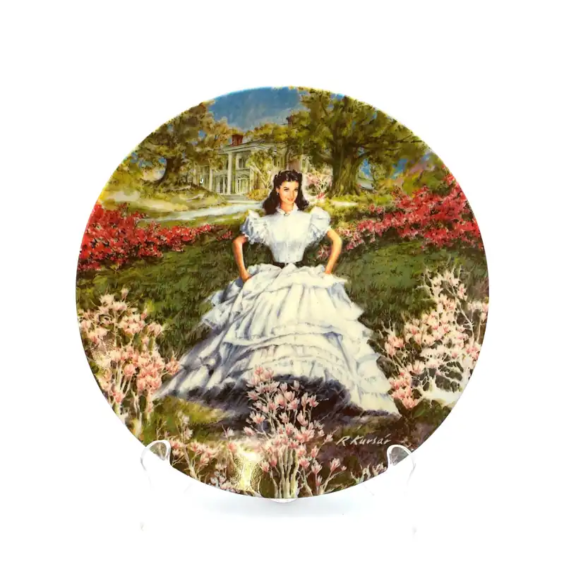“Scarlett” MGM Gone With The Wind 1978 Collectors Plate by Raymond Kursar - Knowles