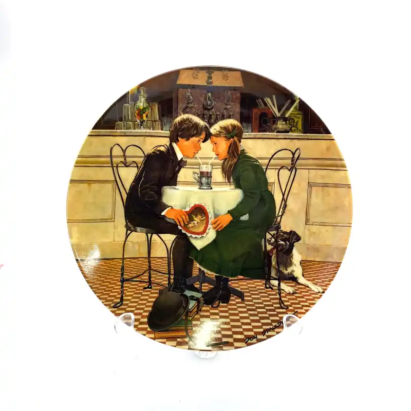 Vintage Knowles “Valentine’s Day” RARE Don Spaulding Collector Plate 1981 - Edwin M. Knowles