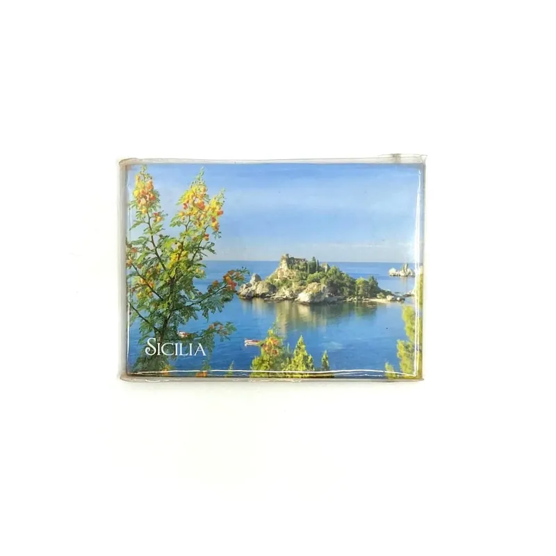 Isola Bella Taormina Sicilia Italy Refrigerator Magnet NIP - Sime Books