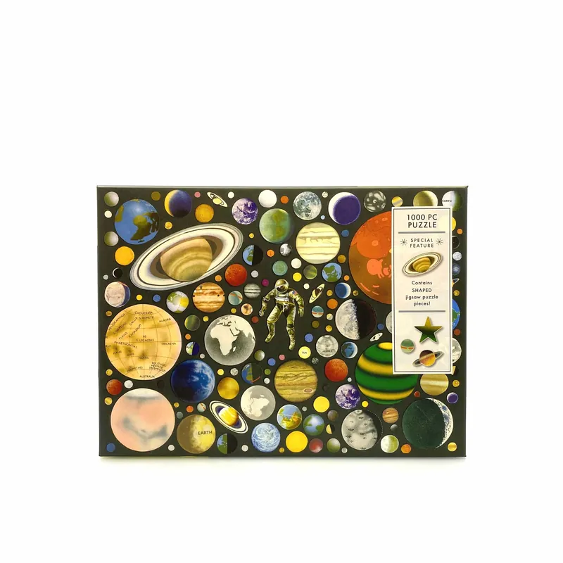 Galison | Zero Gravity' Shaped Pieces Jigsaw Puzzle | 1000 Pc | NIB