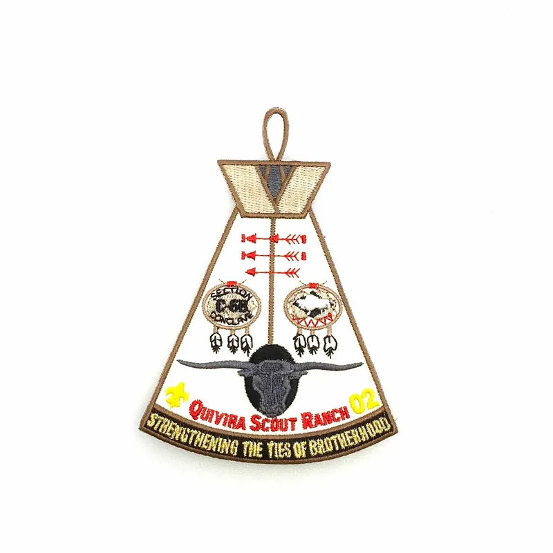 Vintage Boys Scouts of America 2002 Conclave Badge Patch Tepee NEW - Unmarked