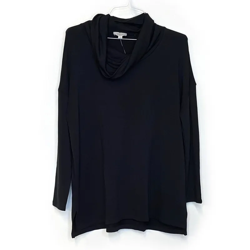 Loft Outlet Women's Black Turtleneck Sweater - Size L - Long Sleeve