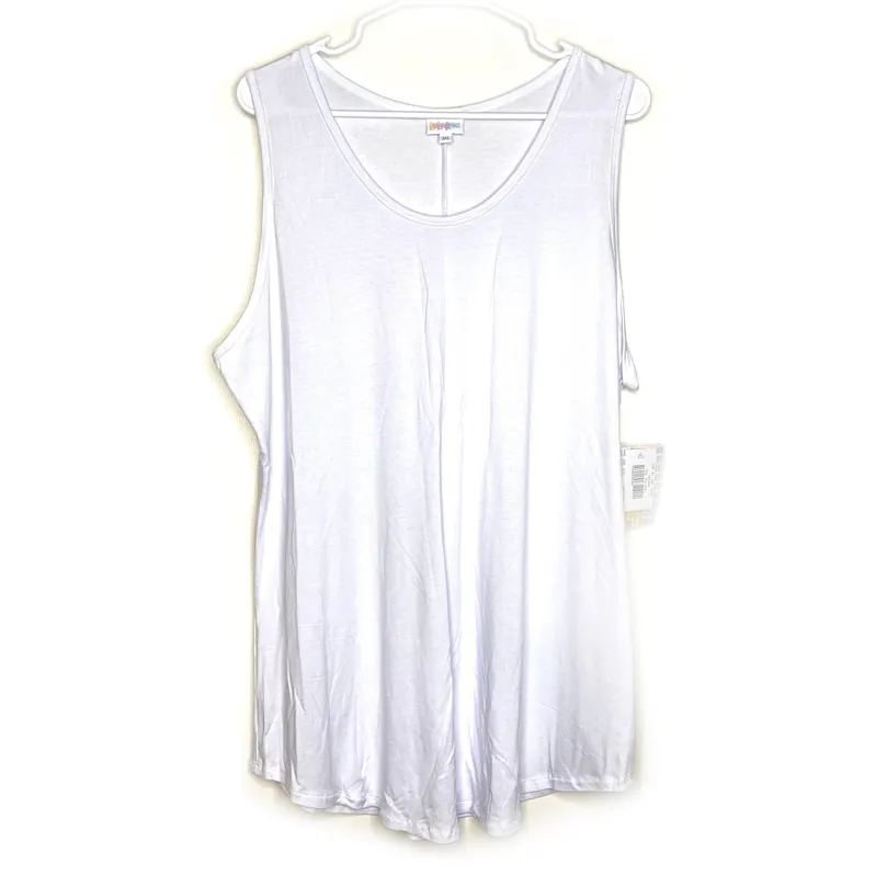 LuLaRoe Vault | Womens Tank Top | Color: Snow White | Size: 3XL | NWT