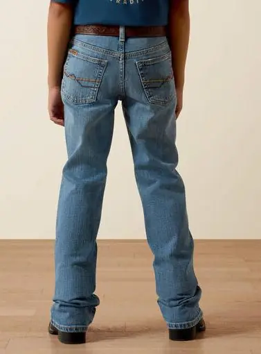 Ariat® Boys' B4 Relaxed Palmer Boot Cut Jeans in Barton - Kids