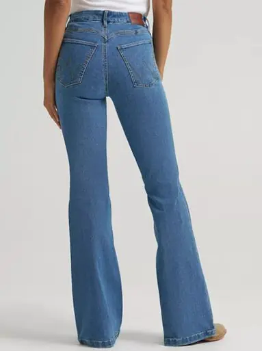 Wrangler® Ladies' Bespoke HR Flare Jeans in Jemma - Brands